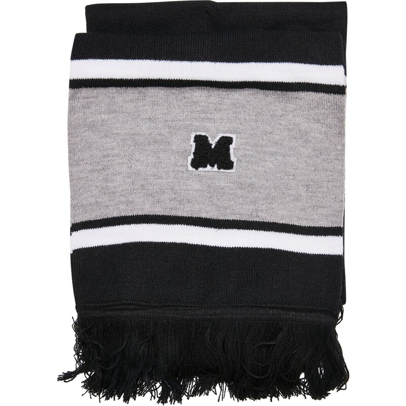 Urban Classics Šál College svetlosivá / čierna / biela 62519054