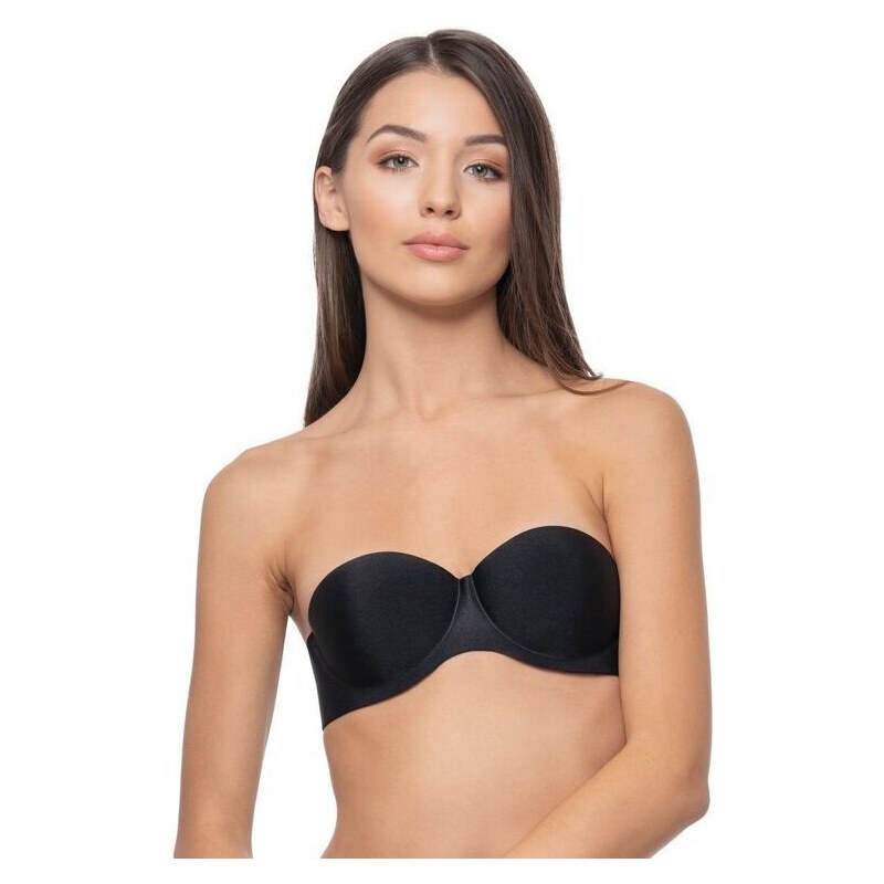 Gorteks Dámska samodržiaca podprsenka BWS001 čierna 35502200