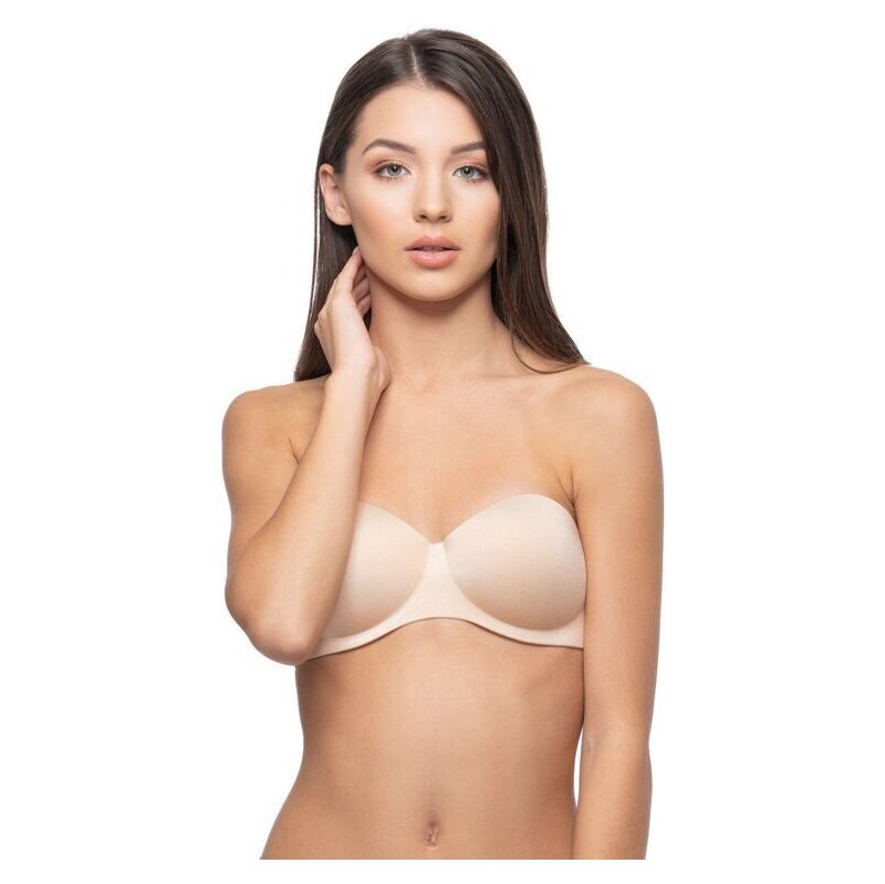 Gorteks Dámska samodržiaca podprsenka BWS001 béžová 35502201