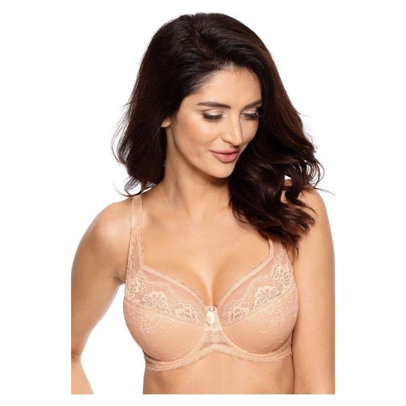 Gorteks Čipkovaná podprsenka Nella B3 béžová 35502204