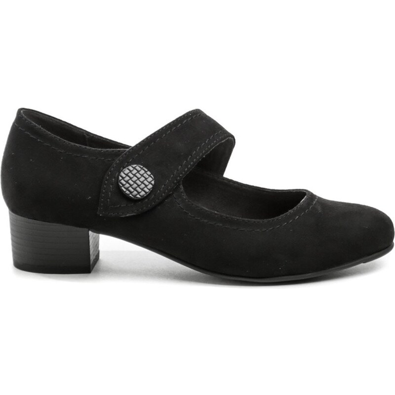 Jana 8-24360-29 čierna dámska letná obuv šírka H