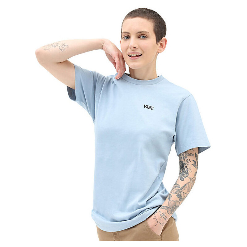 Vans Left chest Logo - Pánske - Tričko Vans - Modré - VN0A7RSRBD2 68421347