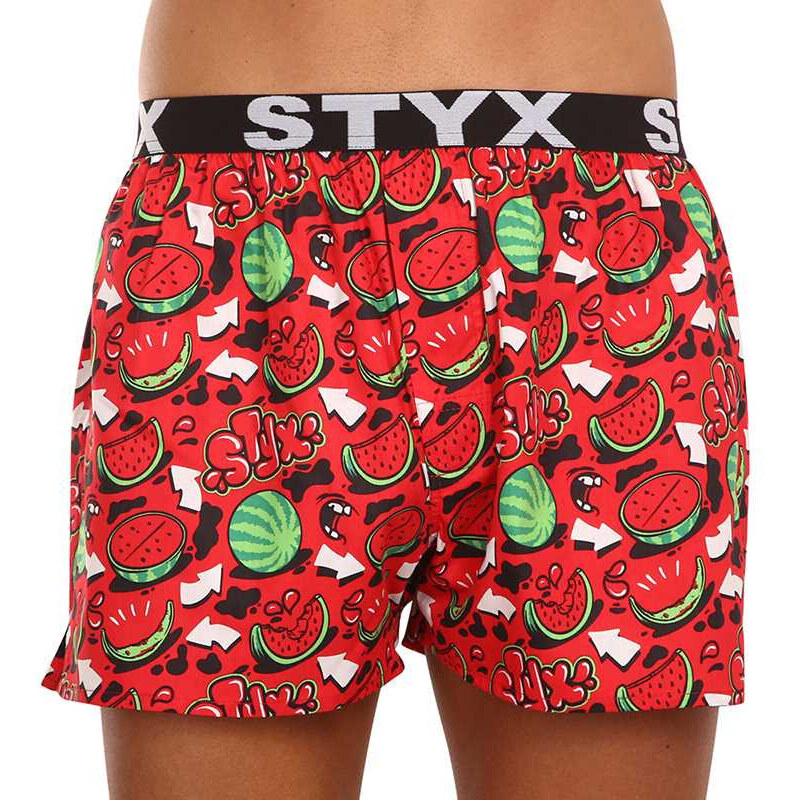 Pánske trenírky Styx art športová guma melóny (B1459) 35046094