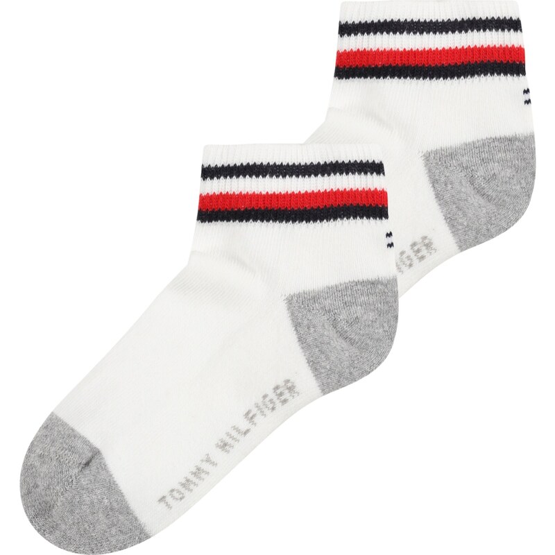 TOMMY HILFIGER Ponožky tmavomodrá / sivá melírovaná / grenadínová / 65087475