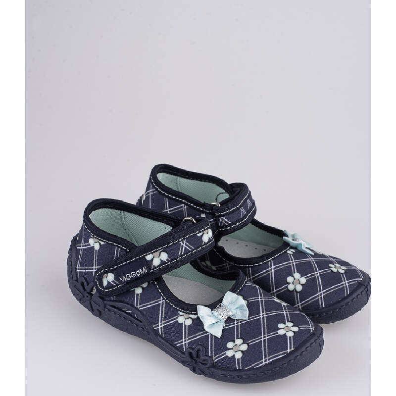 Mocassins Fille Aga Druk Viggami - Velcro Cuir Semelle PVC Confort