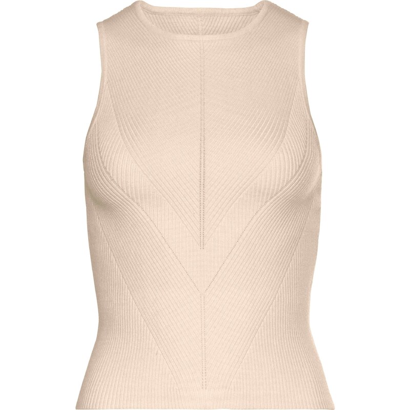 LASCANA Vyšívaný top krémová 54232181