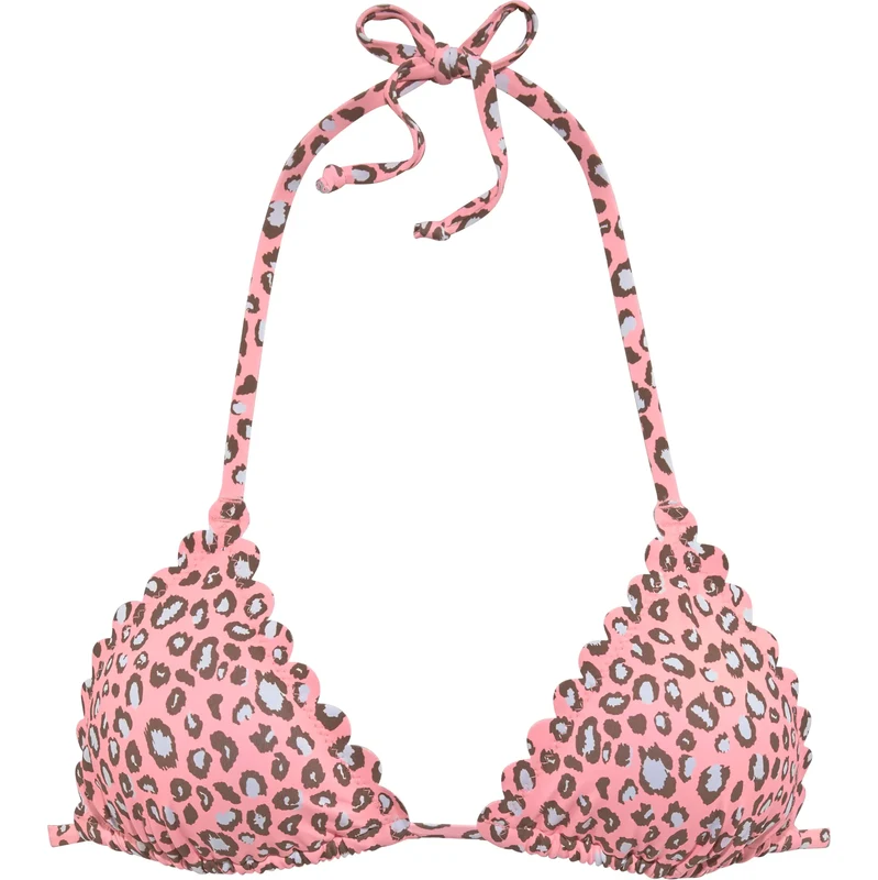 LASCANA Bikinový top opálová / tmavohnedá / lososová 62367200