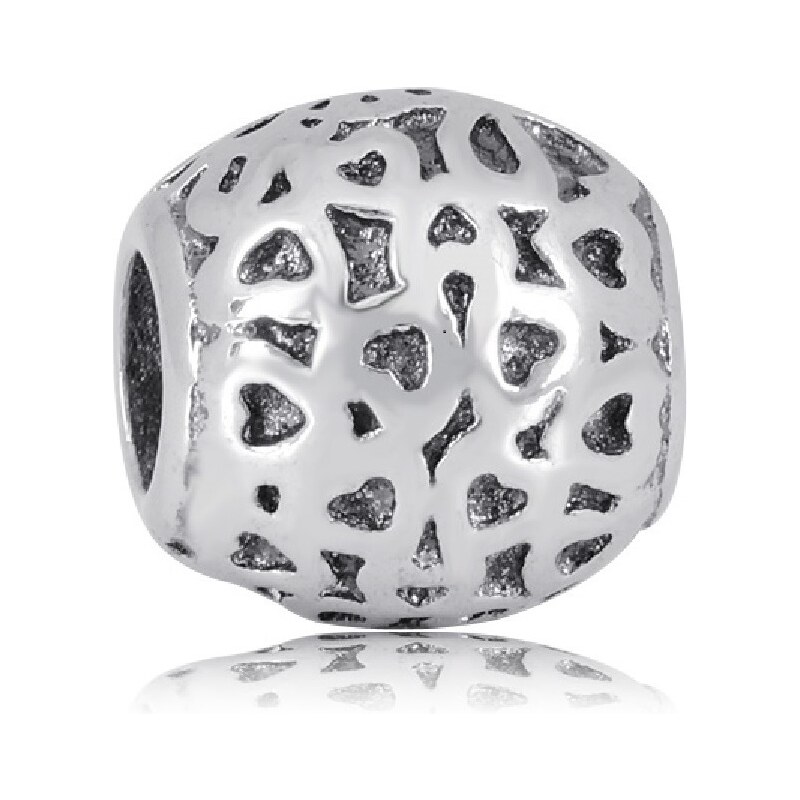 Lindas Jewelry Prívesok Srdce & Love chirurgická oceľ IP063 35065173