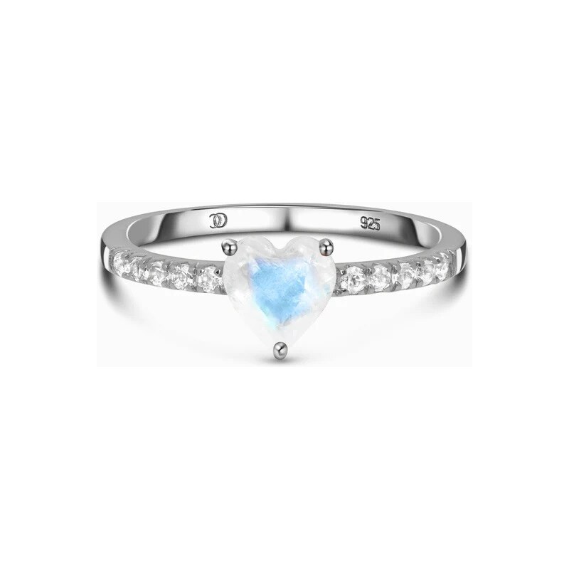 Royal Exklusive Royal Fashion strieborný rhodiovaný prsteň Srdce s 41335518