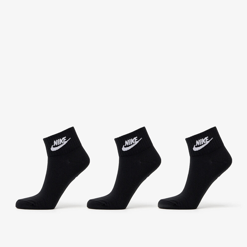 Ponožky Nike Sportwear Everyday Essential Ankle Socks 3-Pack Black/ 32753051