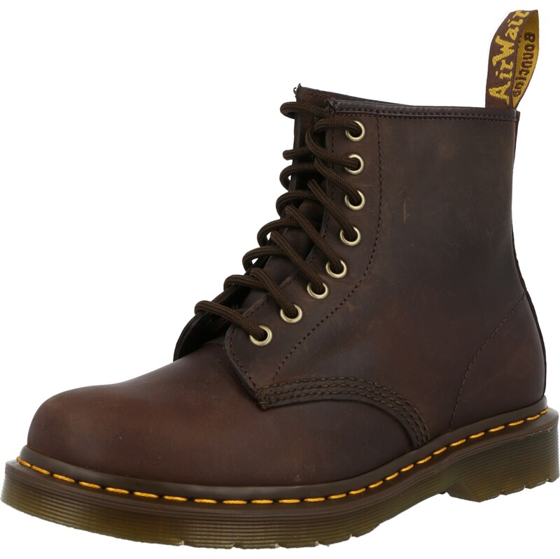 Dr. Martens Šnurovacie čižmy 1460 Crazy Horse čokoládová 65595121