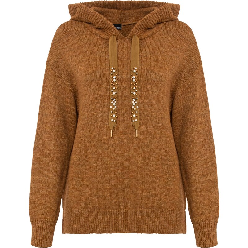 bonprix Oversize pulóver, farba hnedá 45146618