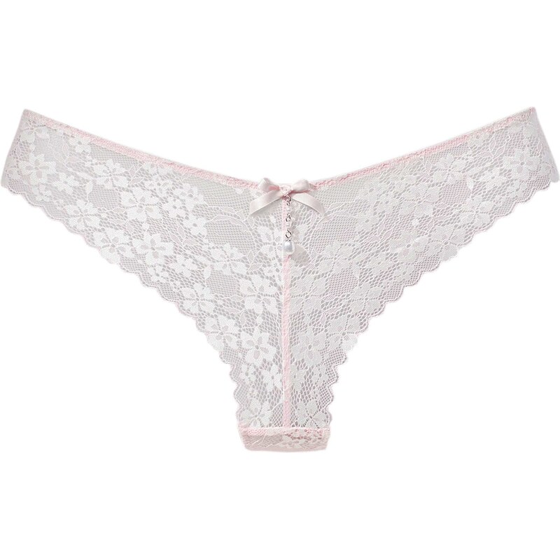 LASCANA Tangá krémová / ružová 54234603