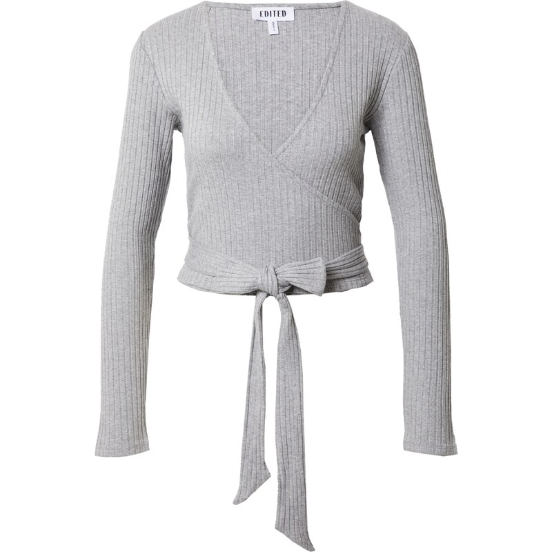 EDITED Tričko Sabrina sivá melírovaná 35292613