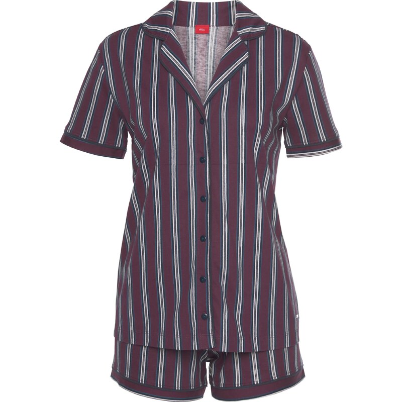 s.Oliver Kraťasy modrá / bordová / biela 54234609