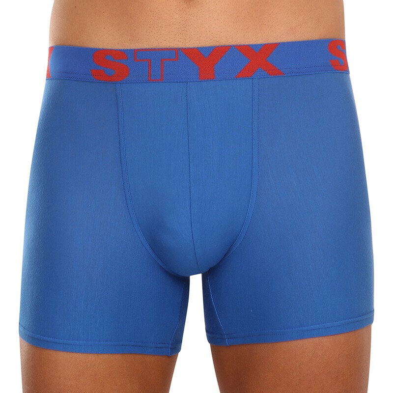 Pánske boxerky Styx long športová guma modré (U967) 13959367