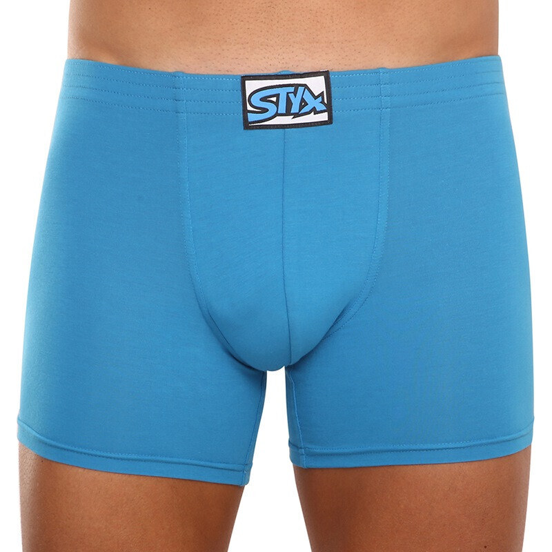 Pánske boxerky Styx long klasická guma modré (F969) 15334749