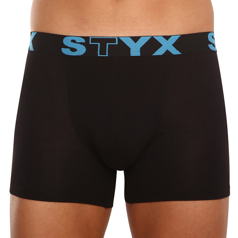 Pánske boxerky Styx long športová guma čierne (U961) 7698325