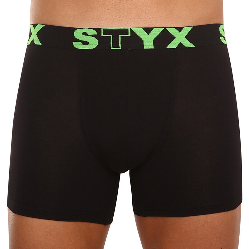 Pánske boxerky Styx long športová guma čierne (U962) 7698327