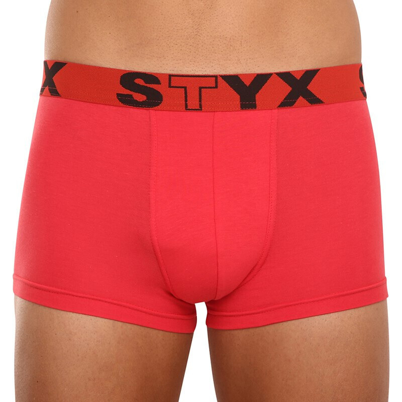 Pánske boxerky Styx športová guma červené (G1064) 18419176