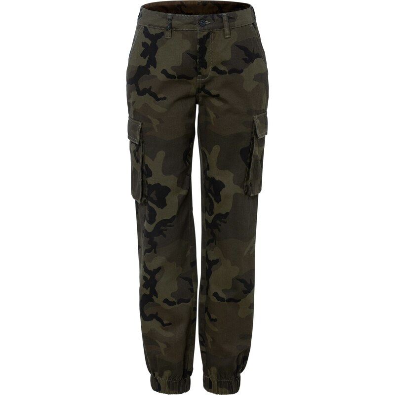 bonprix Kapsáčové nohavice z čistej bavlny, farba zelená 45582331