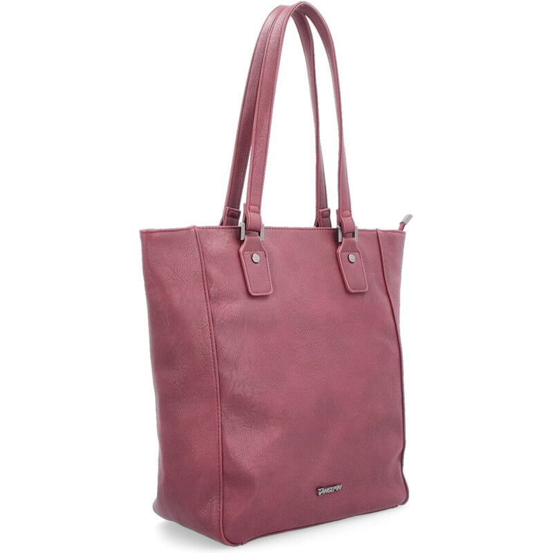 Kabelka zo syntetickej kože cez rameno Tangerin vínová 8015 BO 64019706