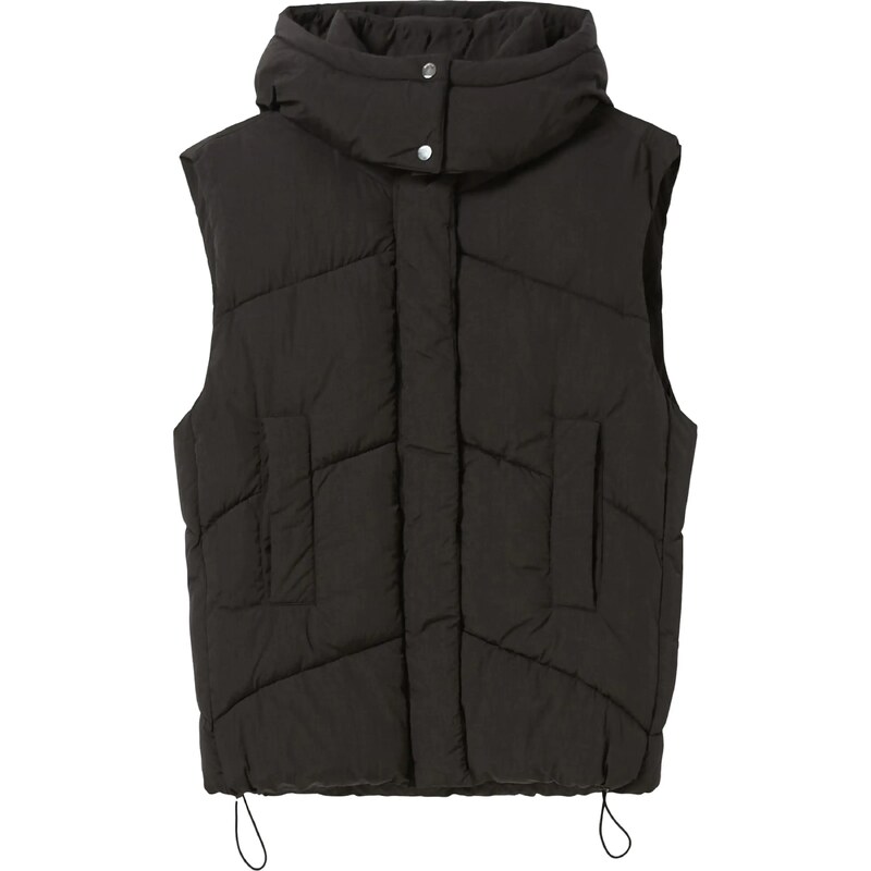 Bershka Vesta čierna 35147148