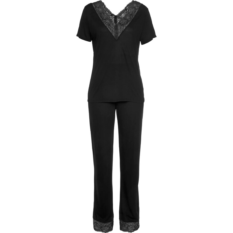 LASCANA Pyžamo čierna 55503249