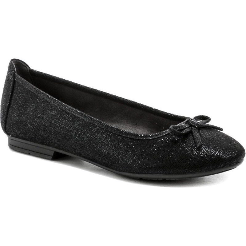 Jana 8-22164-29 čierne dámske baleríny šírka H 35131918