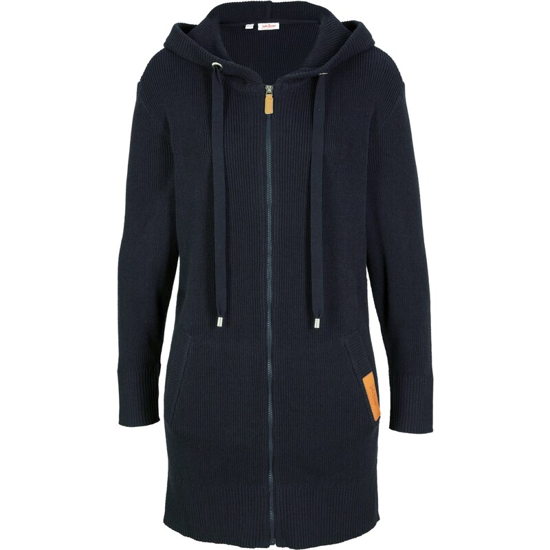 bonprix Pletený sveter, farba modrá 44792878