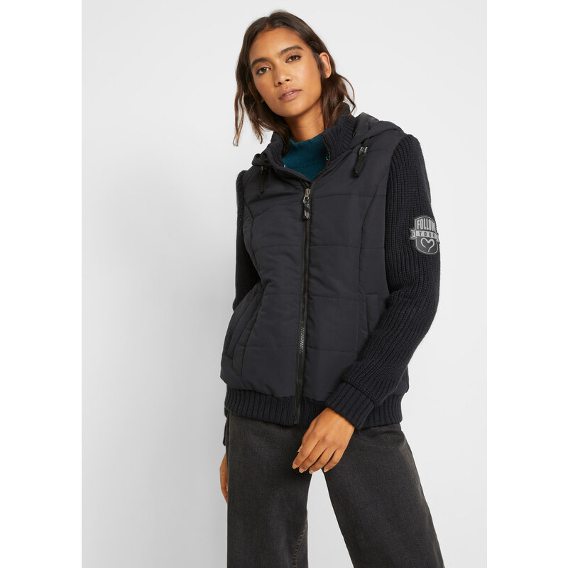 bonprix Prechodná bunda, farba čierna 45252293