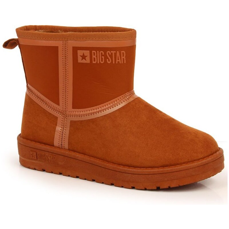 Dámske snežnice na platforme W INT1751A camel - Big Star 35675024