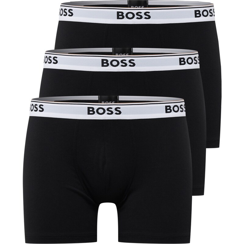 BOSS Boxerky Power svetlosivá / čierna / biela 35284260