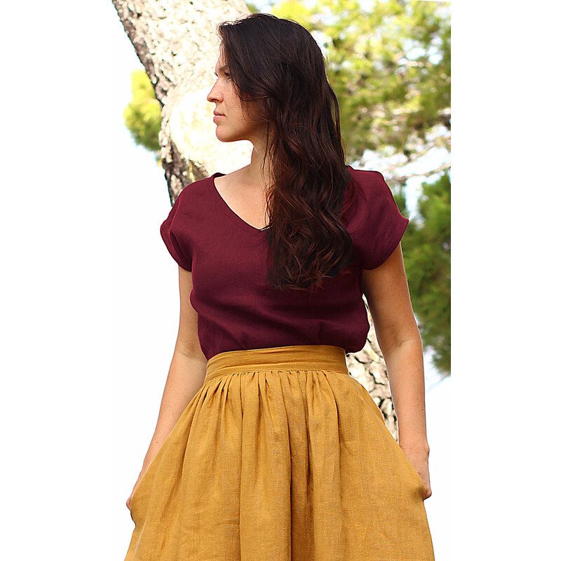 Obojstranné lanové tričko Lotika česká móda 35175414