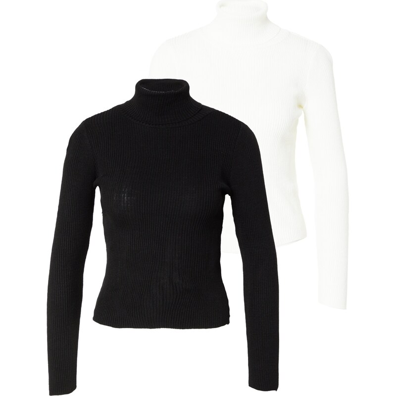 Trendyol Sveter čierna / biela 65861297