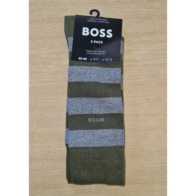 PÁNSKE PONOŽKY BOSS 50467712 2PACK 52918004