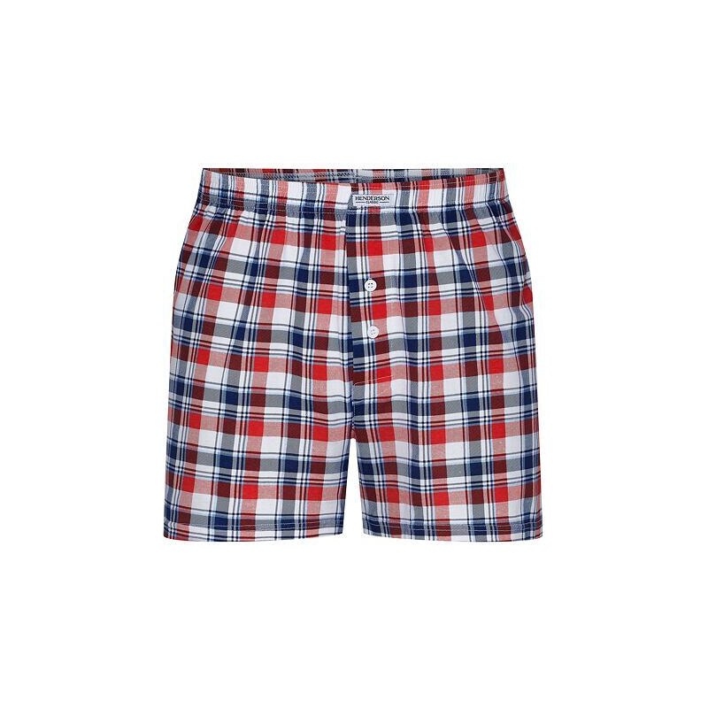 Henderson Pánske trenírky 1449 červeno-modré káro 57956787