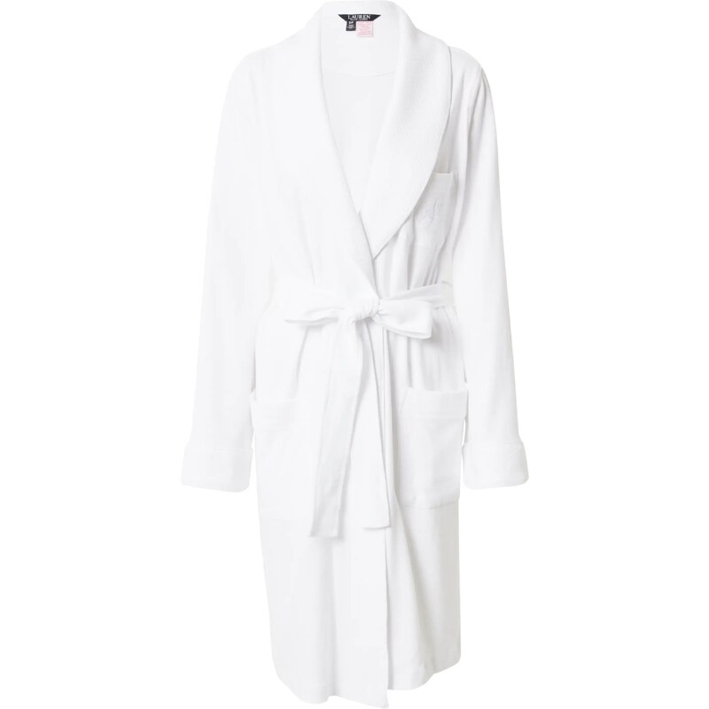 Lauren Ralph Lauren Dlhý župan šedobiela 65135694