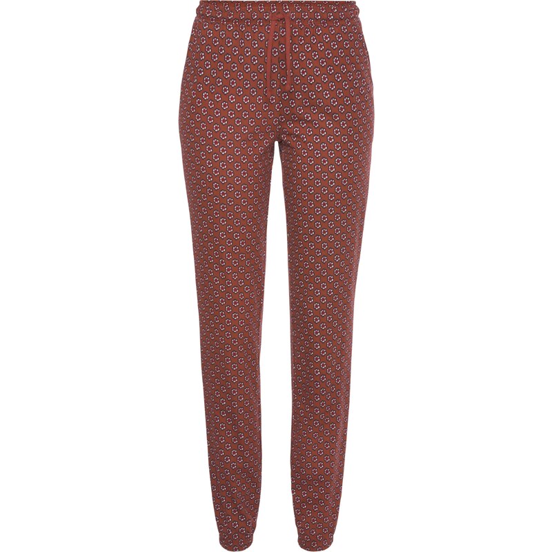 VIVANCE Pyžamové nohavice Dreams zmiešané farby / hrdzavo červená 54234361