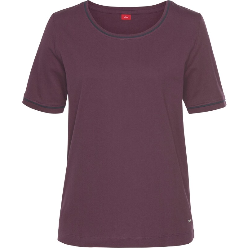 s.Oliver Tričká na spanie bordová 54234358