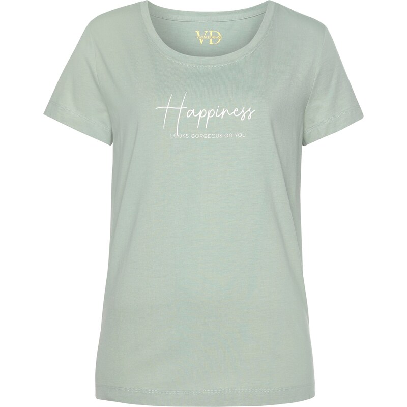 VIVANCE Tričko Dreams nefritová / biela 54234355