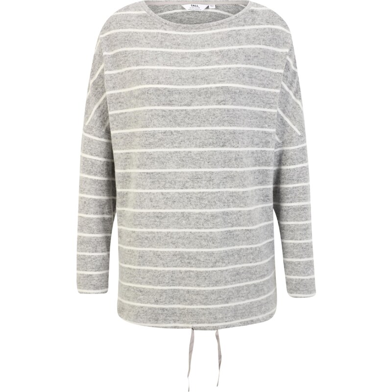 Dorothy Perkins Tall Tričko sivá melírovaná / biela 66007428