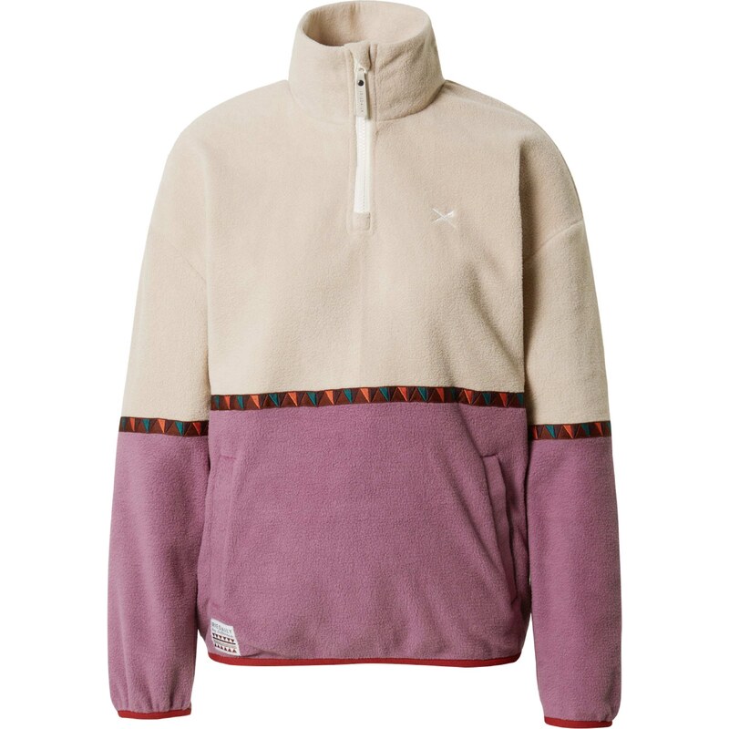 Iriedaily Sveter Holina béžová / tmavohnedá / pitaya / tmavočervená 35297746