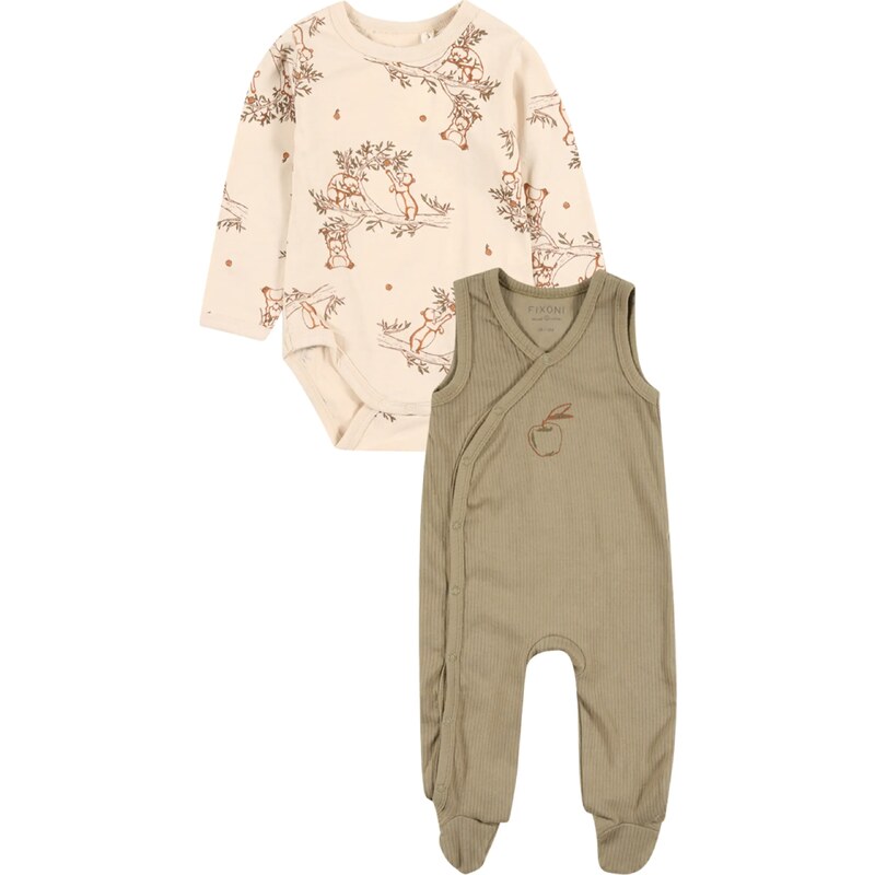 Fixoni Set svetlobéžová / okrová / kaki 67186129