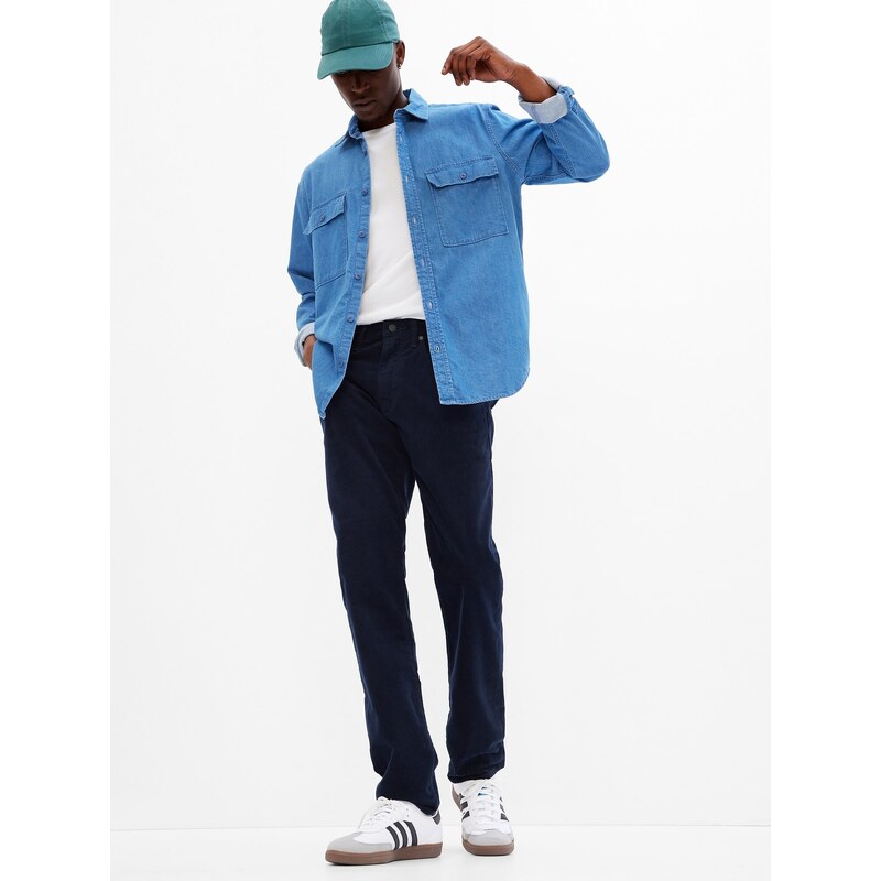 GAP Pánske Manšestrové nohavice slim GapFlex 455349-03 66268377