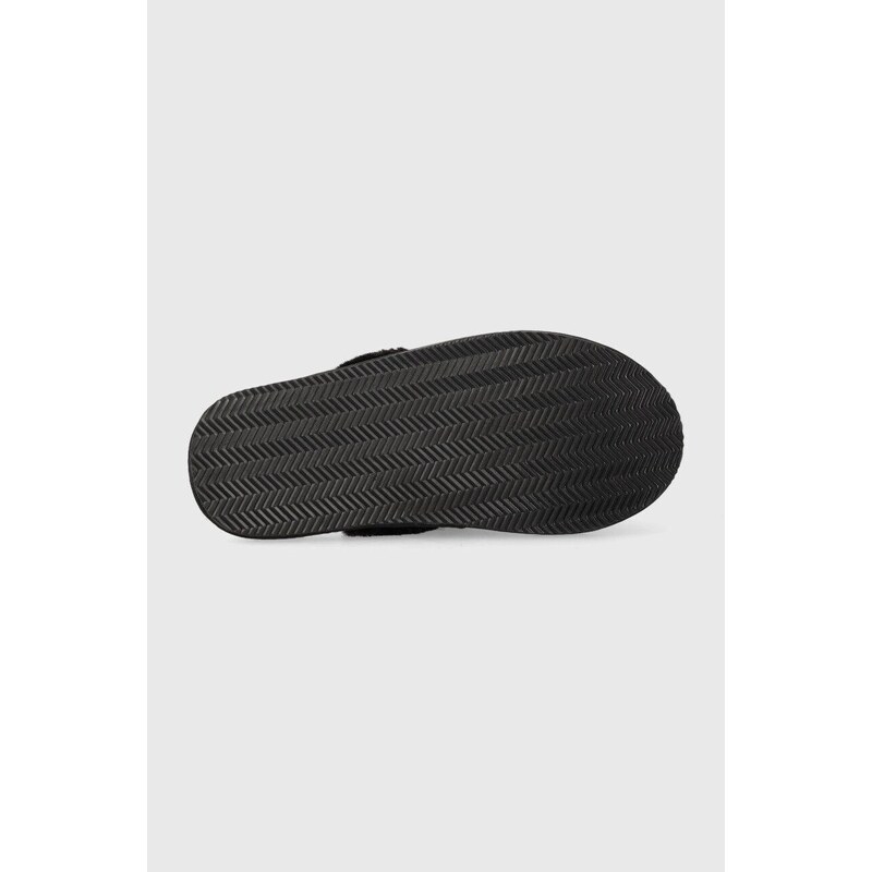 Papuče Polo Ralph Lauren Kelcie čierna farba, RF103848