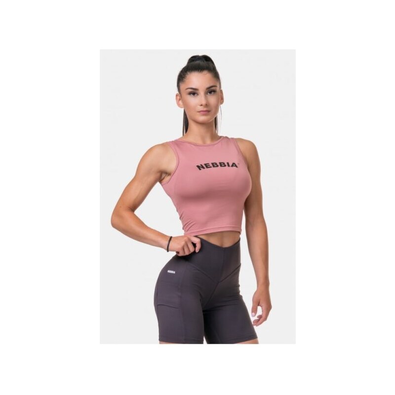 NEBBIA FIT & SPORTY TOP OLD ROSE 577