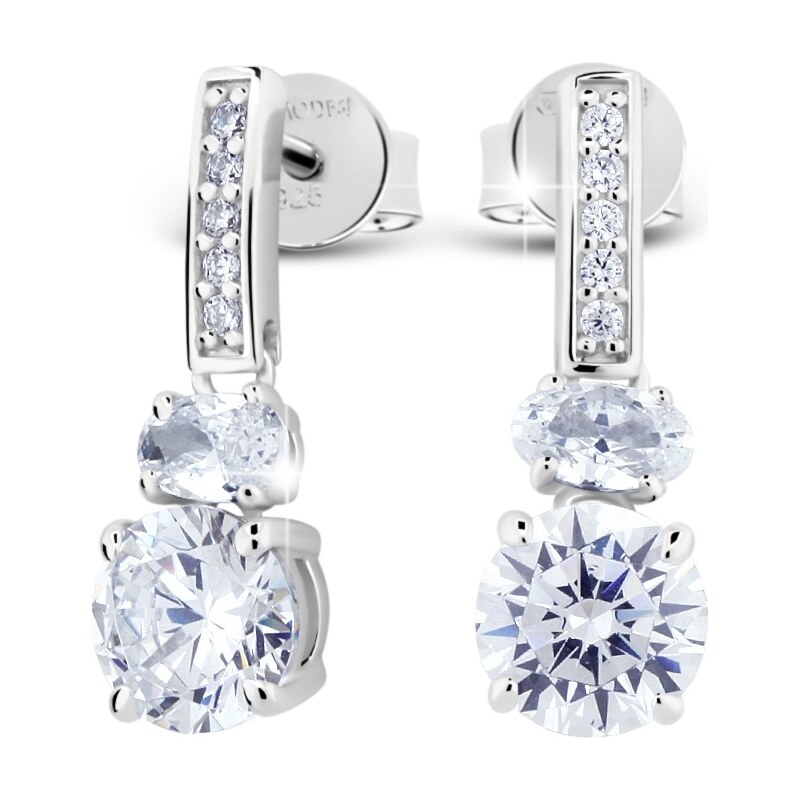 Modesi Strieborné náušnice so zirkónmi JA24020CZ 67211137
