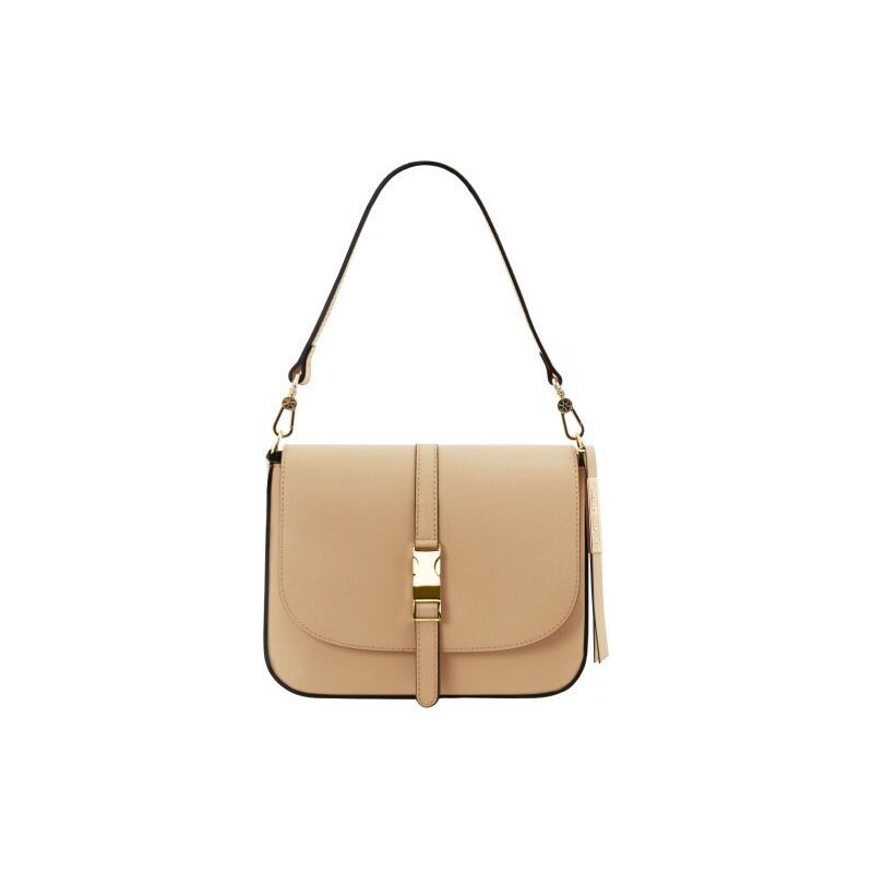 Kožená kabelka cez rameno Nausica Tuscany Leather 66438163