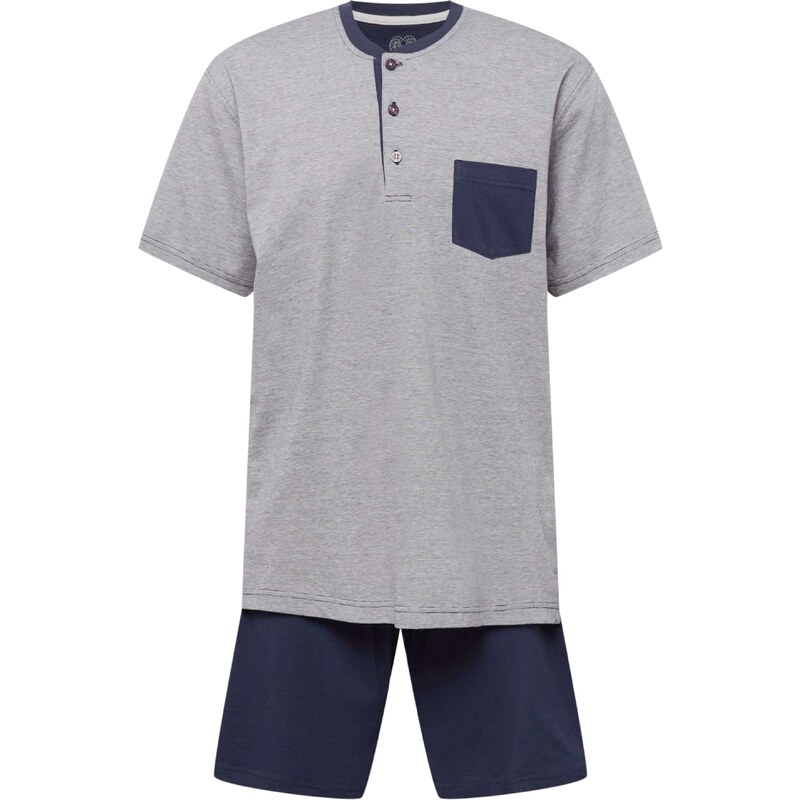 CECEBA Krátke pyžamo námornícka modrá / sivá melírovaná 50435555